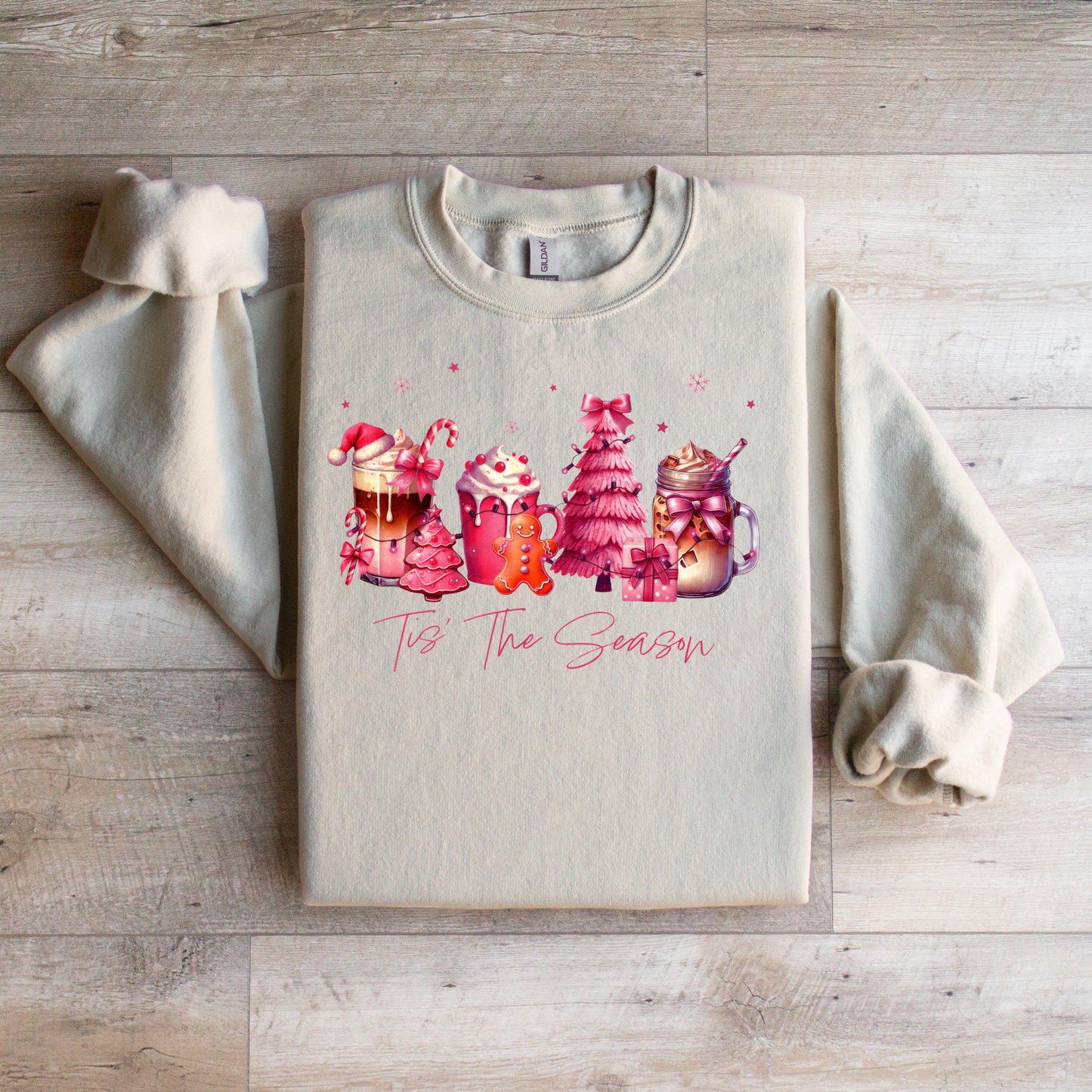 Pink Christmas Sweatshirt