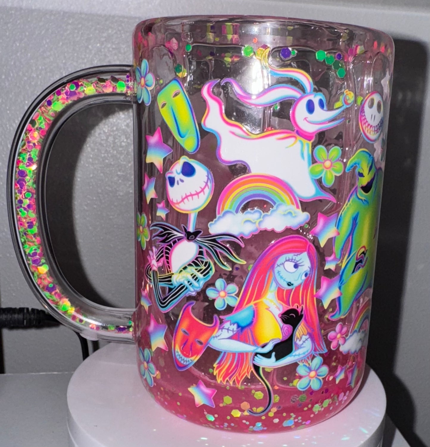 Rainbow Oogie Mug Snow Globe