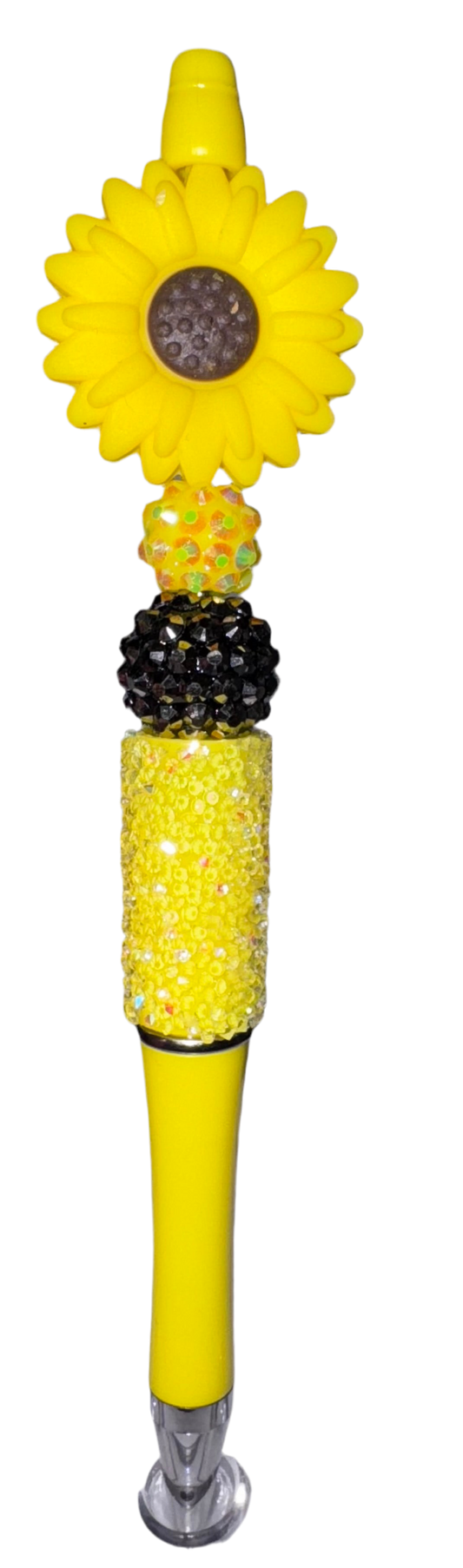Sunflower Bling Beaded Pen