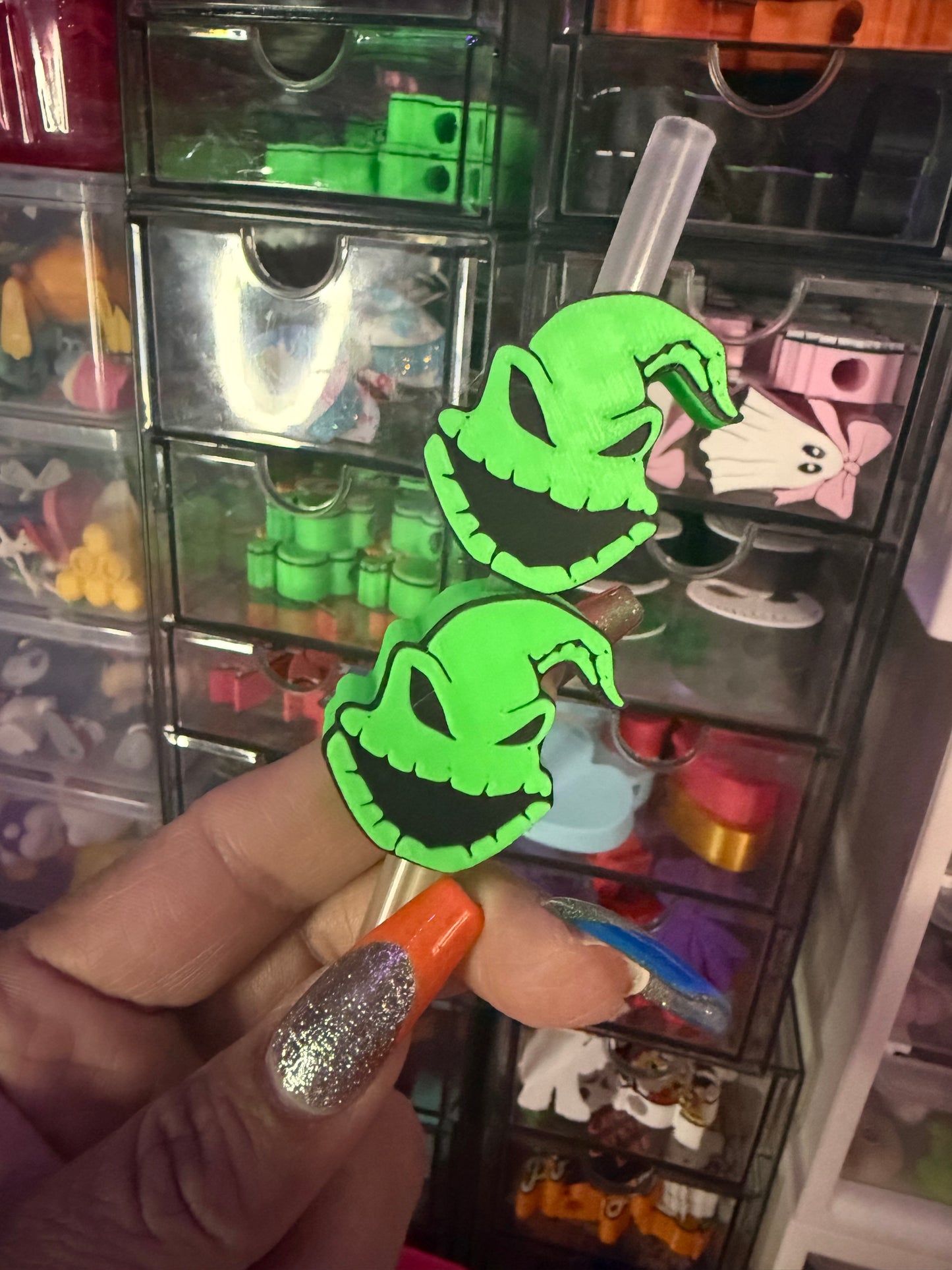 Oogie Boogie 3D Straw Topper