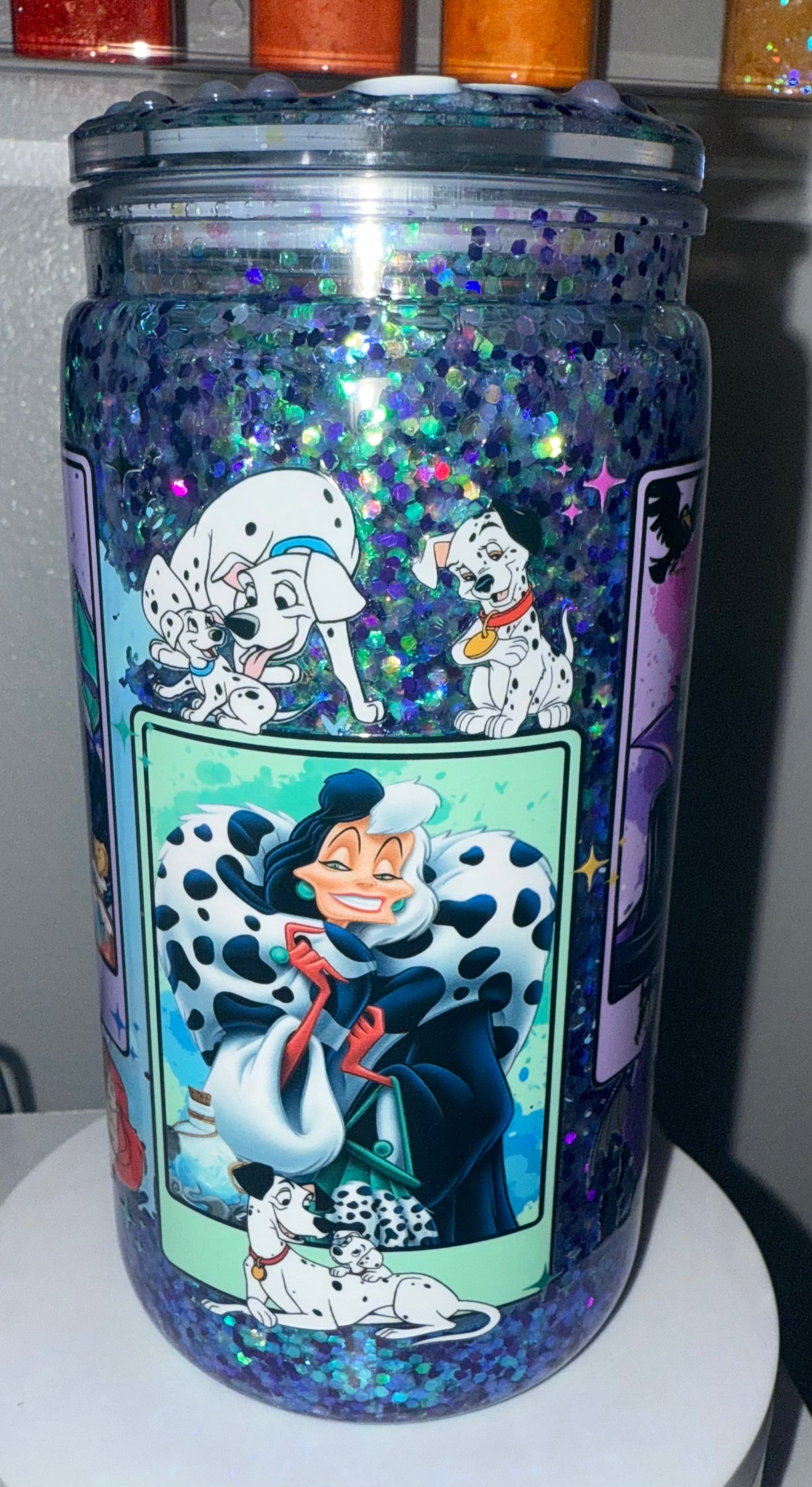 Villains Snow Globe