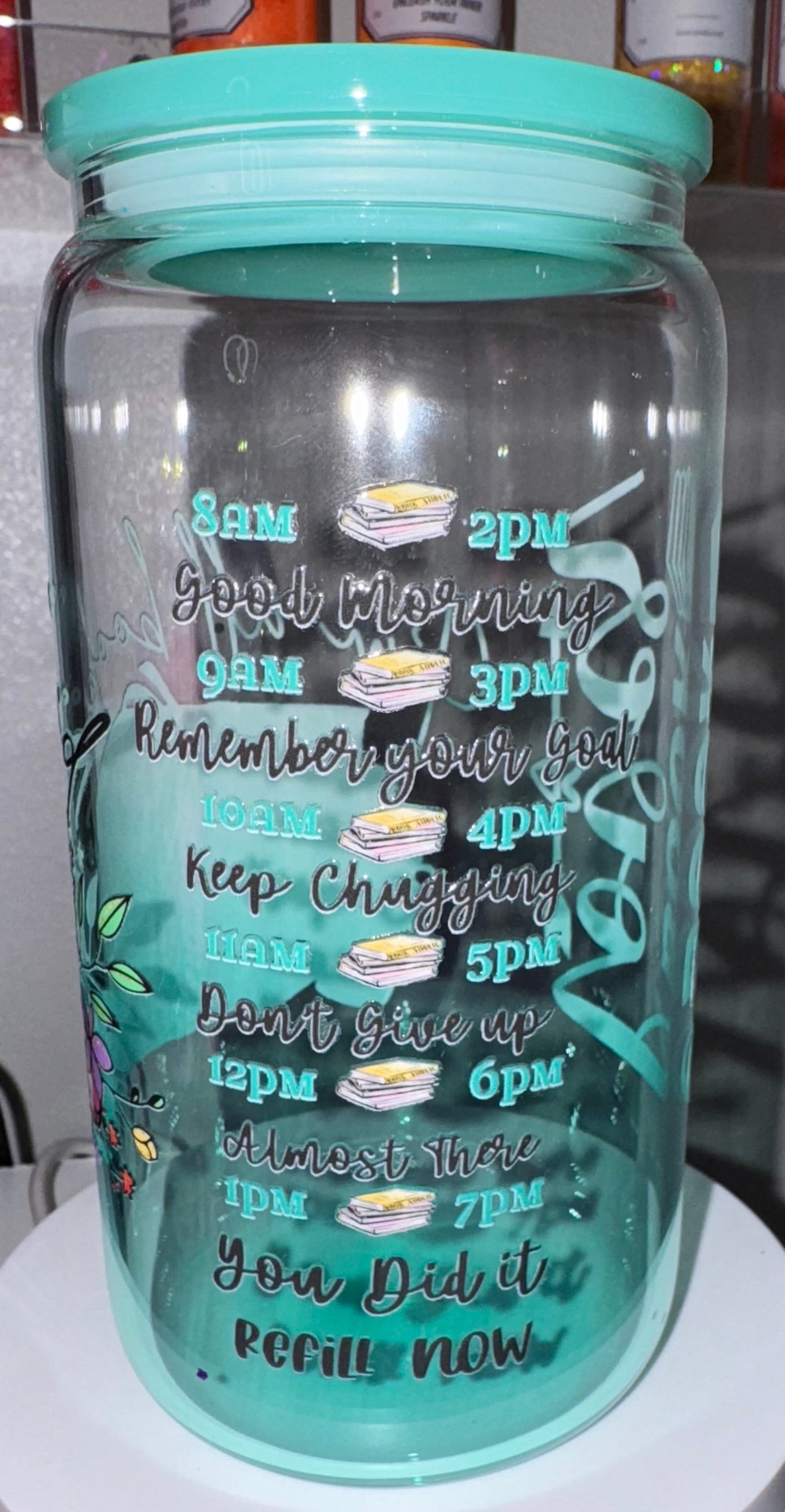 Teal Book Lover Tumbler