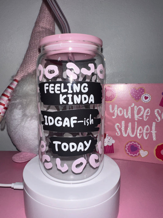 In Your Feels Glass Tumbler