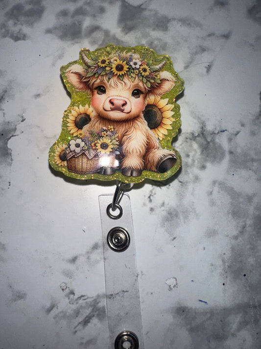 Hyland Cow Badge Reel