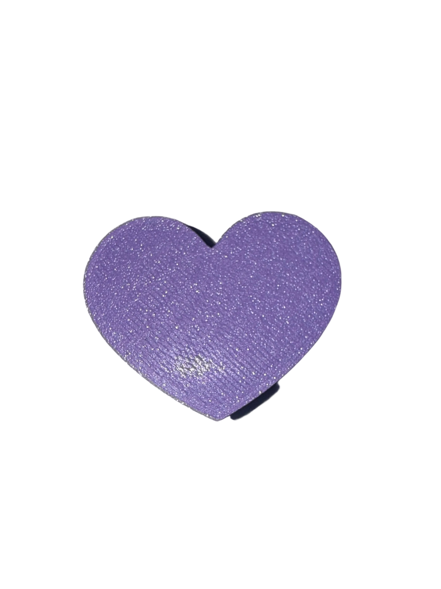 Light Purple Heart 3D Straw Topper