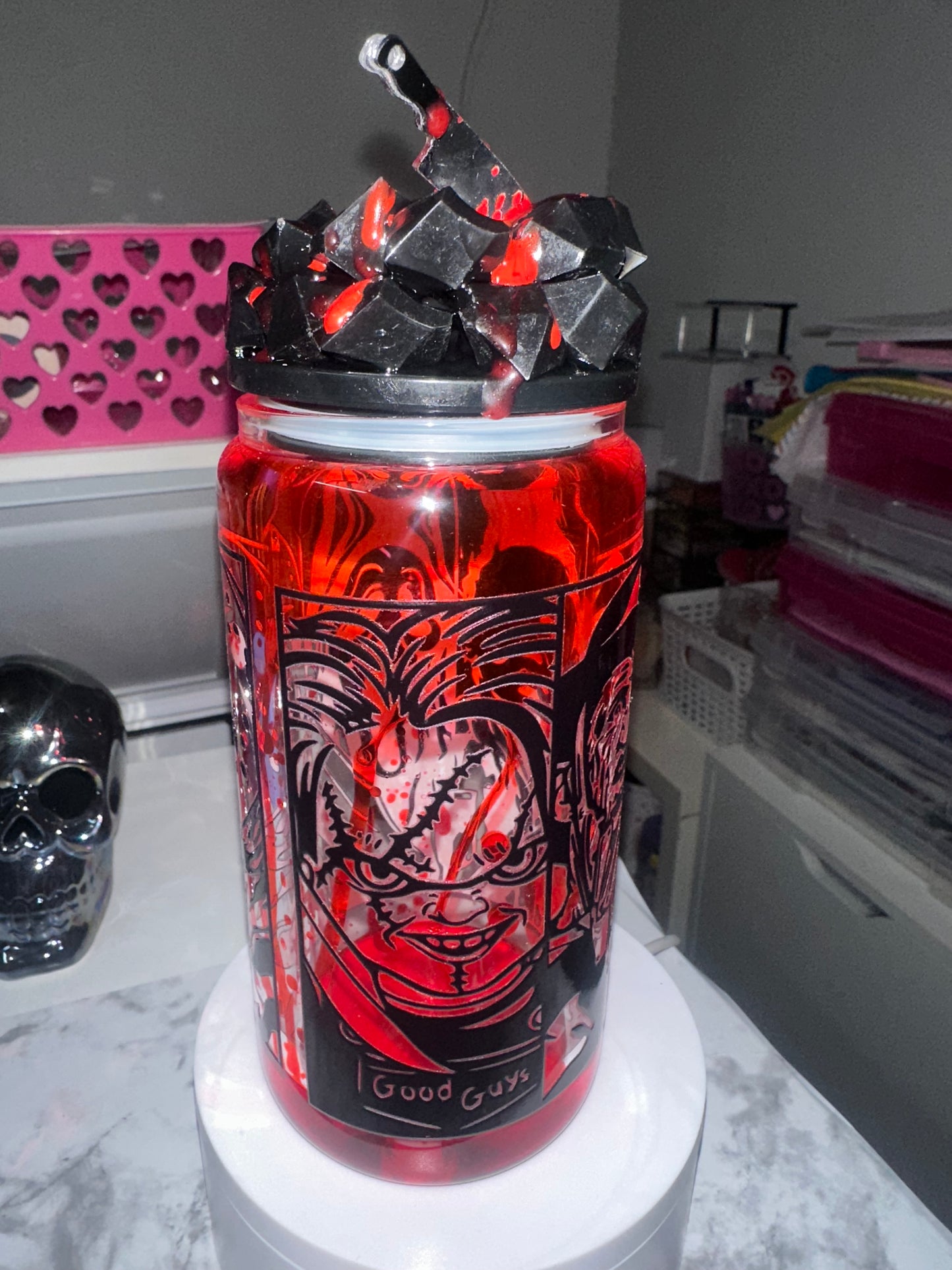 Horror Glass Snow Globe