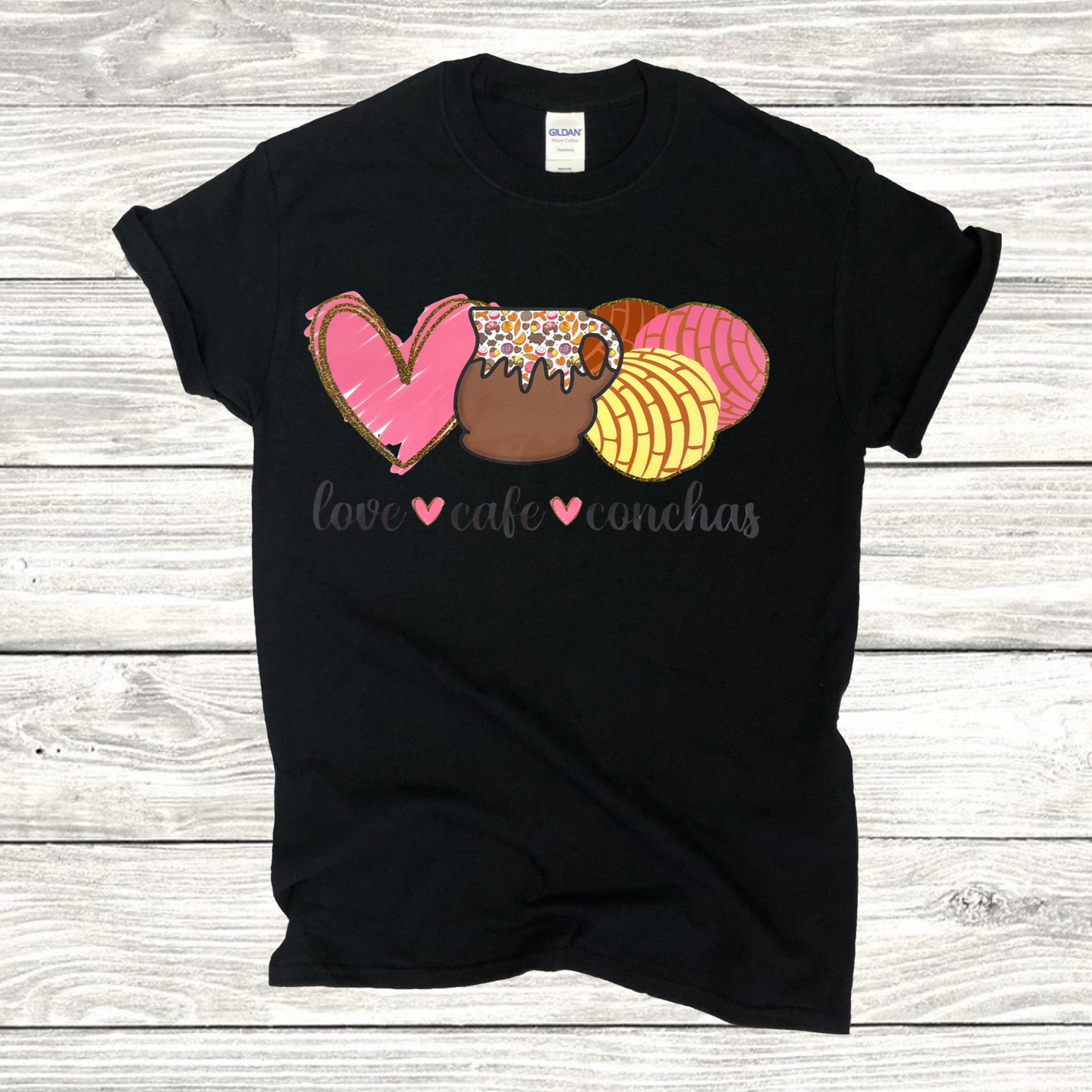 Love Coffee Conchas T-shirt
