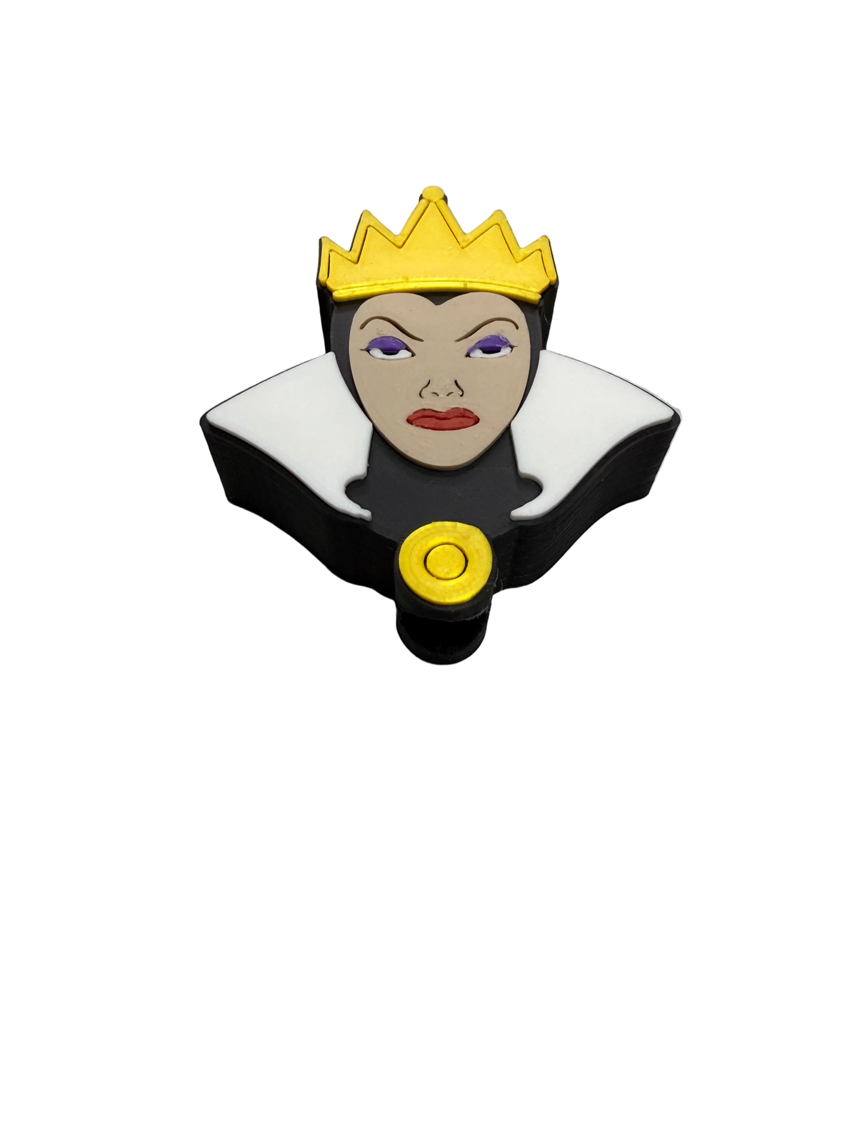 Evil Queen 3D Straw Topper