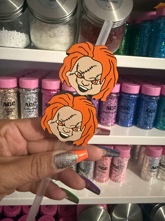 Chuckie 3D Straw Topper