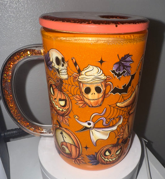 Oogie Orange MICA mug snow globe