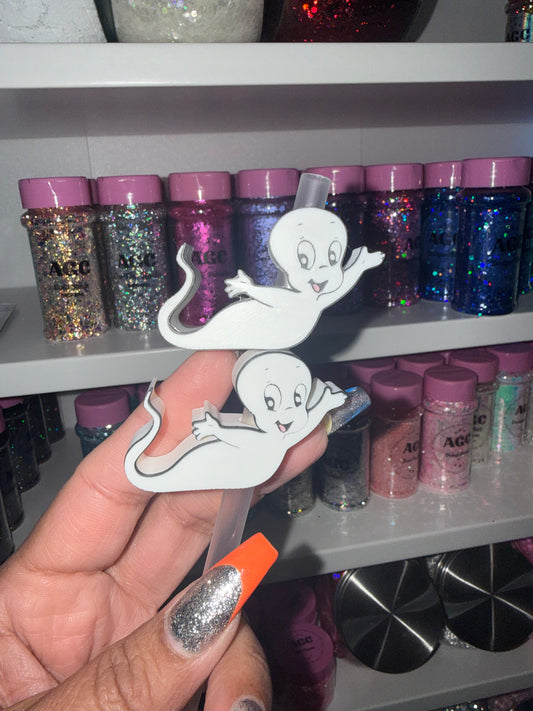 Casper 3D Straw Topper