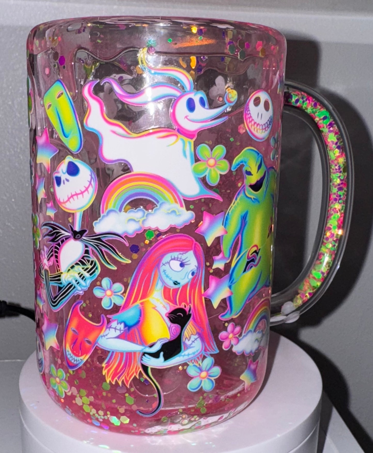 Rainbow Oogie Mug Snow Globe