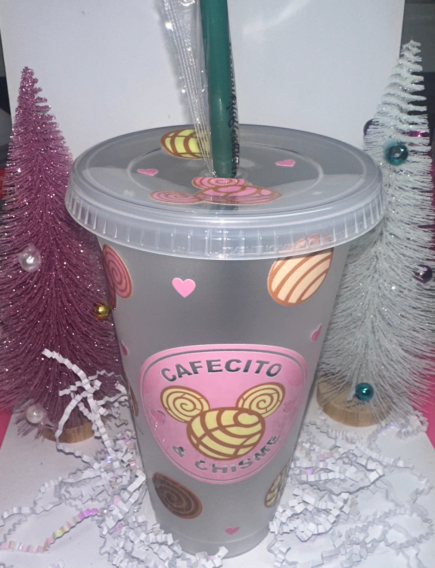 Cafecito y Chisme Cold Cup