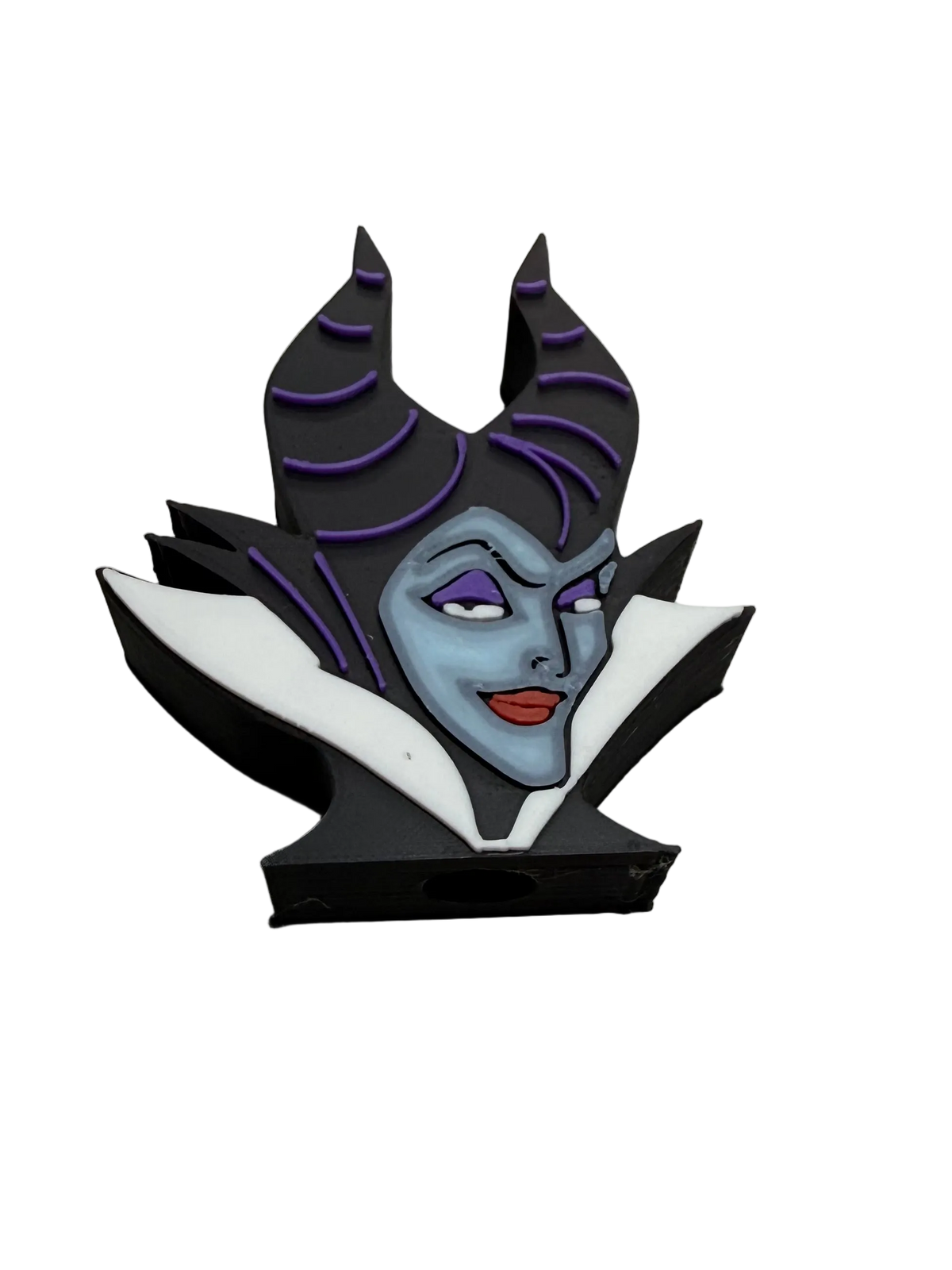 Maleficent 3D Straw Topper