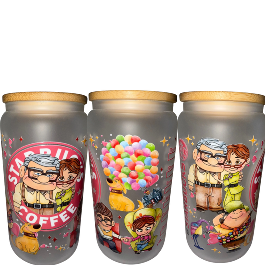 Up Frosted Glass Tumbler