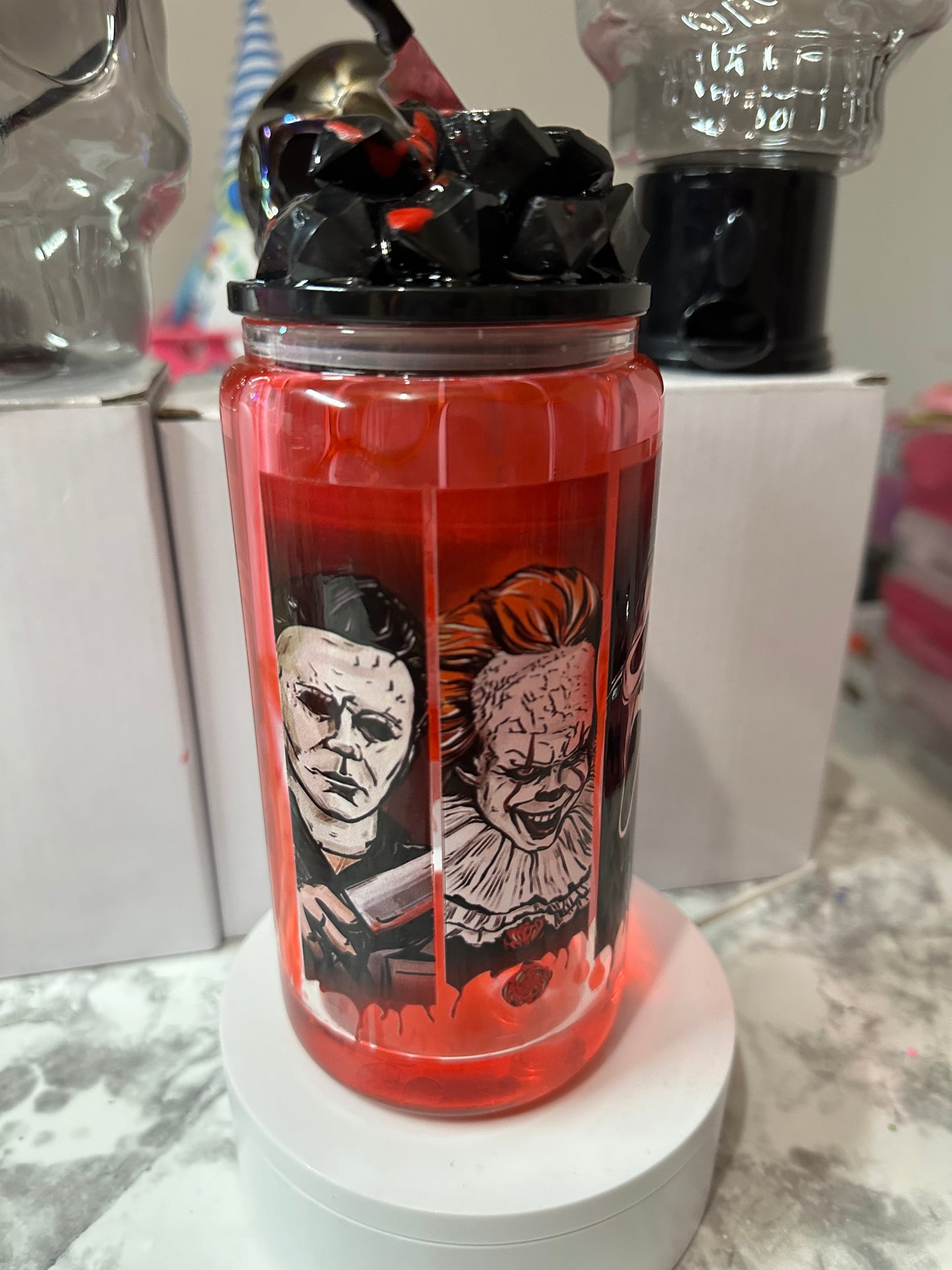 Horror Movies Drip Tumbler
