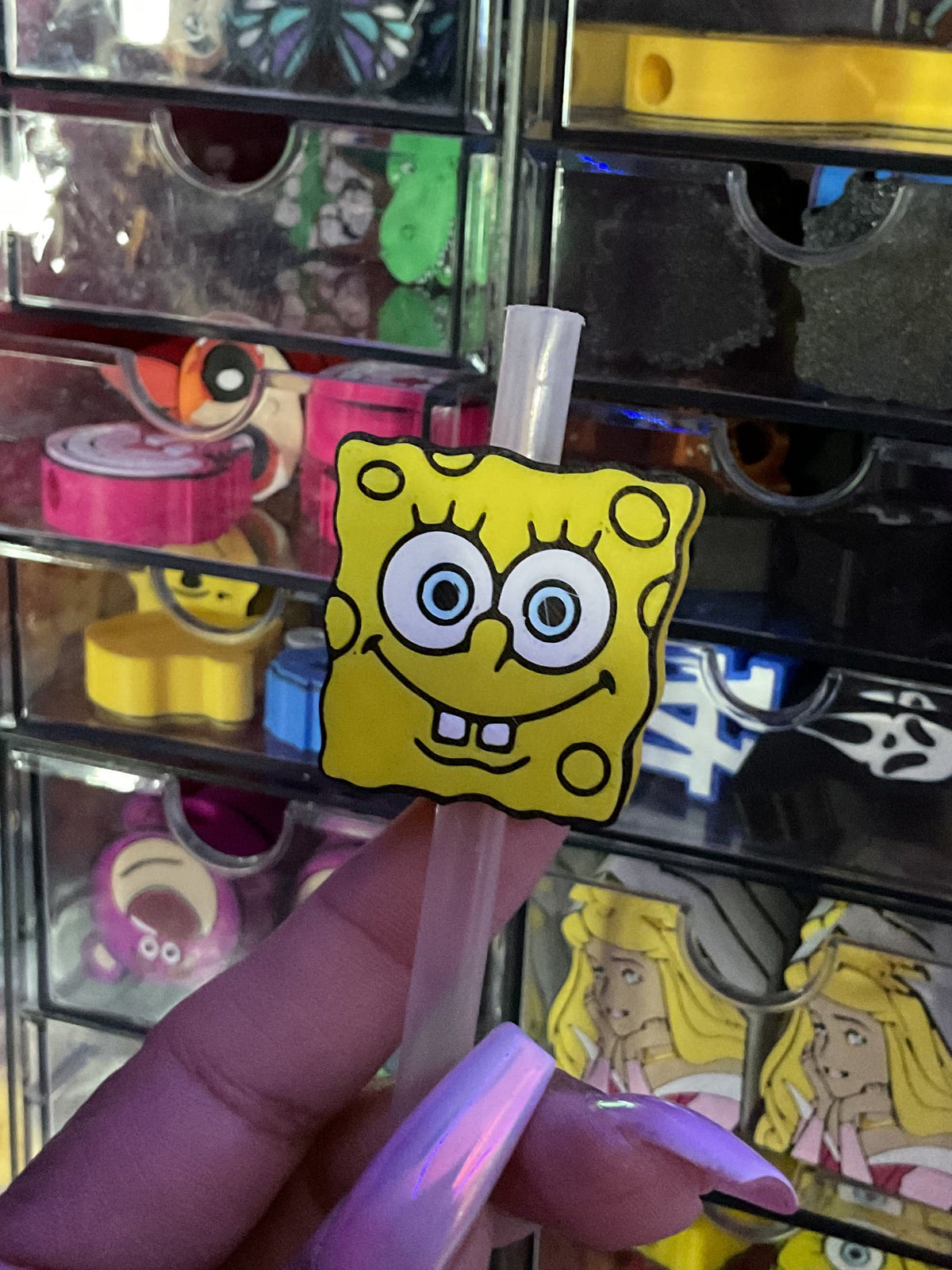 Sponge Bob 3D Straw Topper