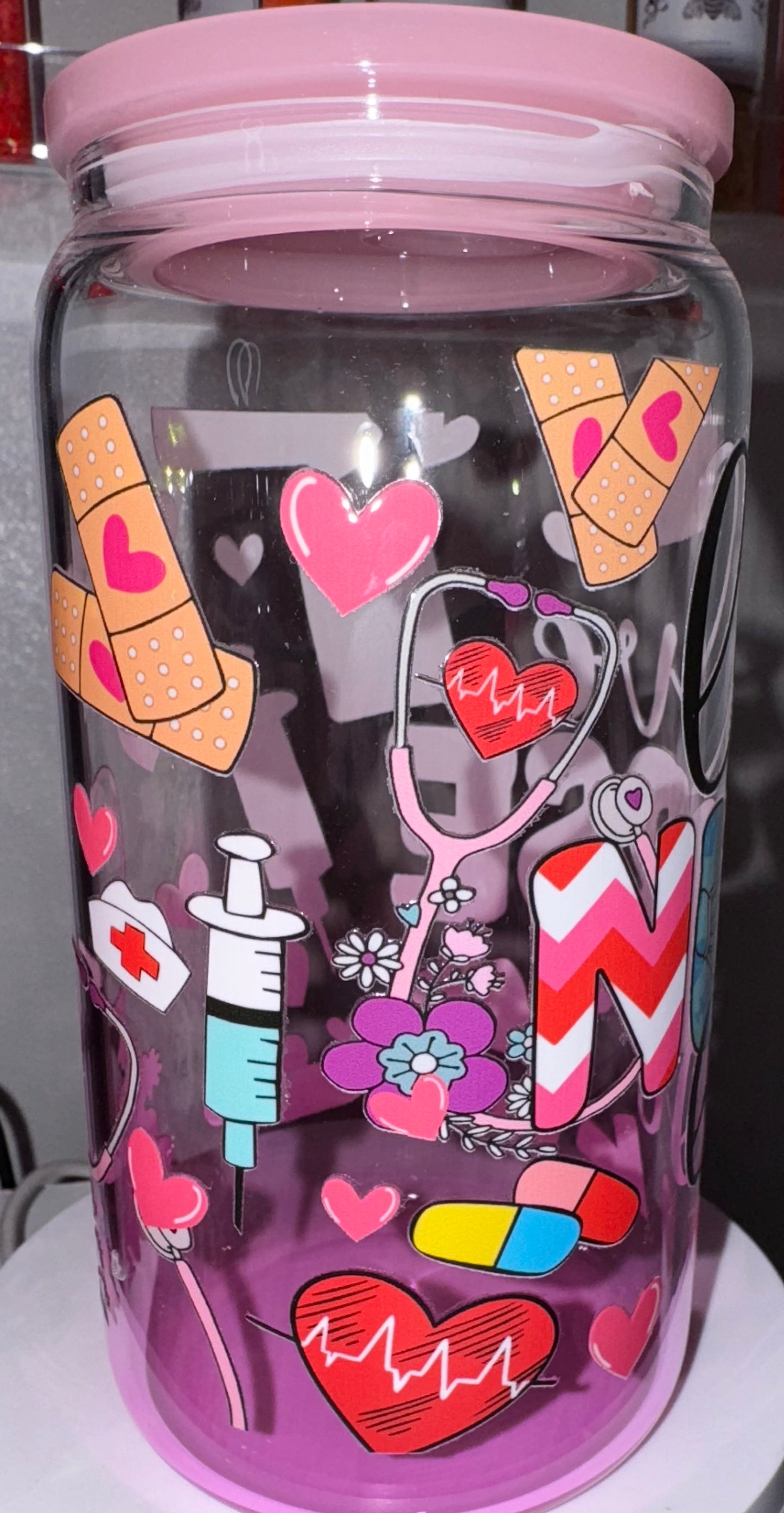 Light Pink Nurse Tumbler