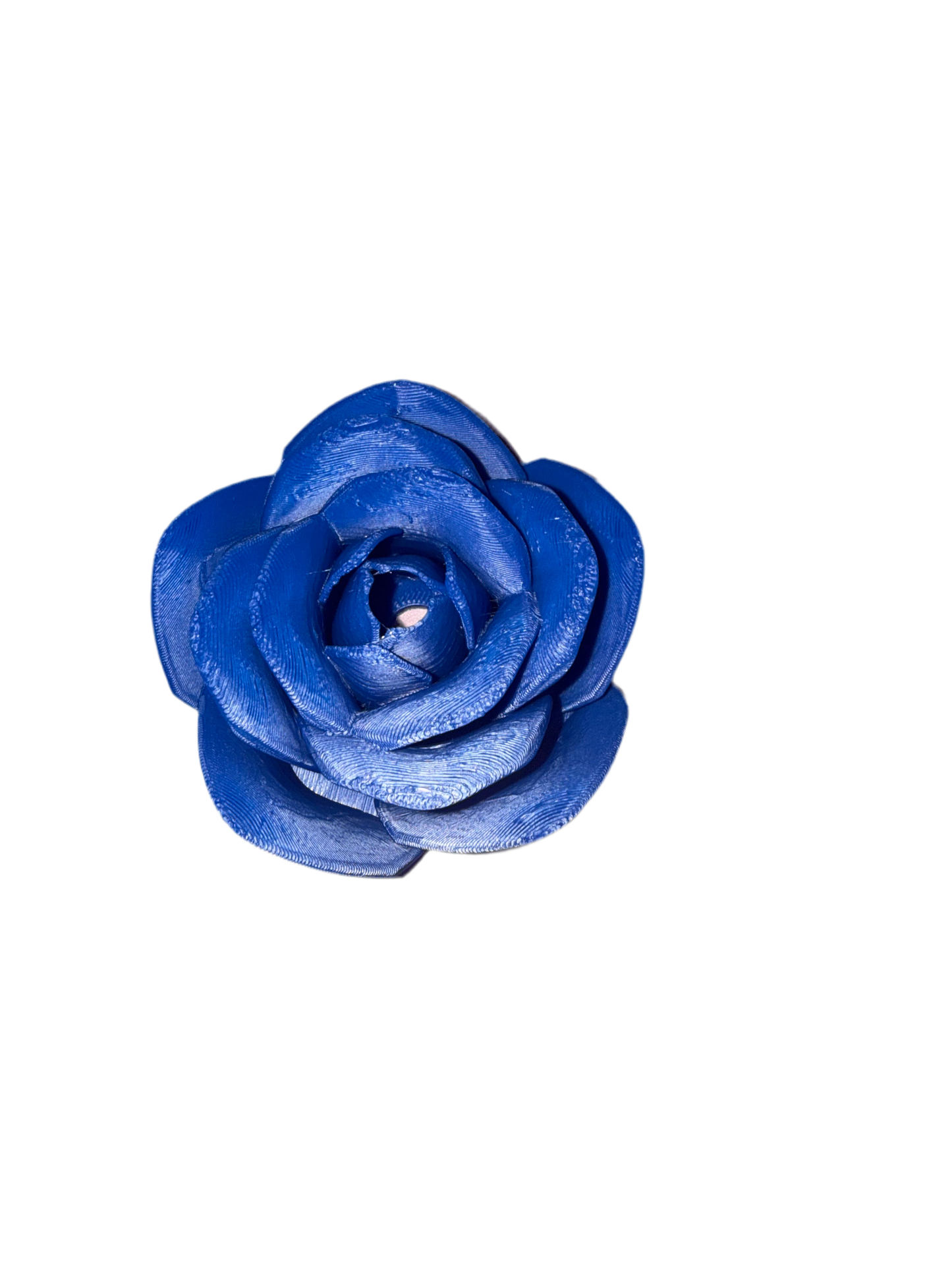 Dodger Blue Rose 3D Lid Topper (24oz only)