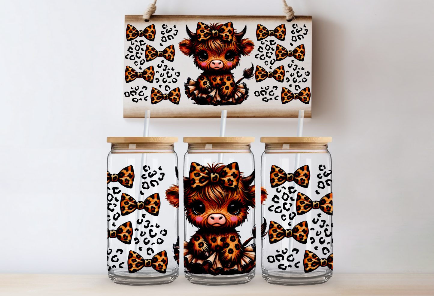 Leopard Print Cow