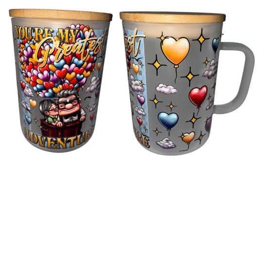 Up couple Frosted Mug
