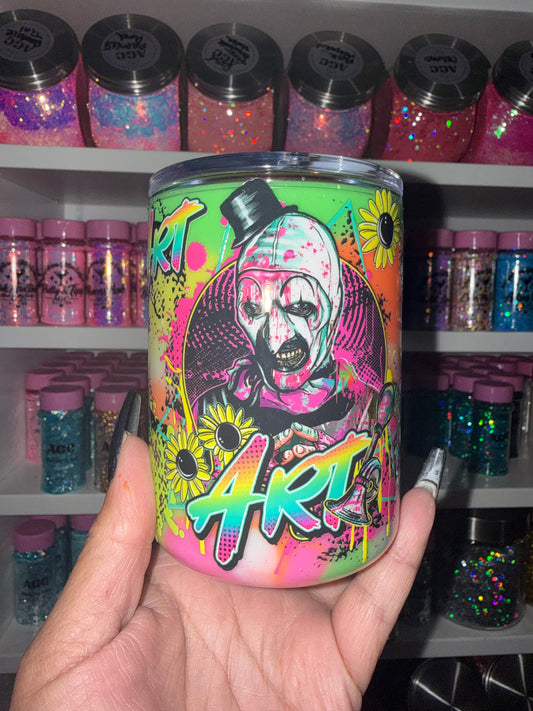 Terrifier Glow in the Dark Mug Snow Globe Tumbler