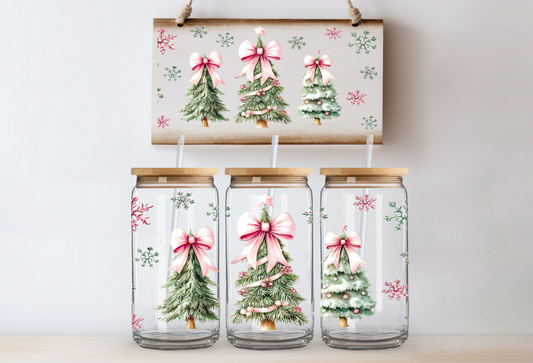 Green Trees Pink Bows