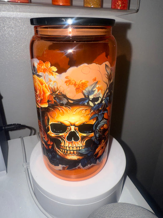 Orange Skull