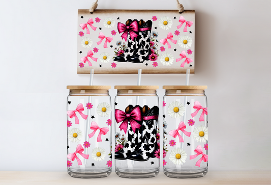 Cow Print Cowboy Boots