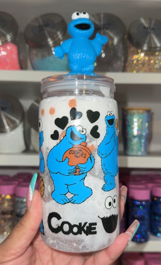 Cookie Monster Snow Globe