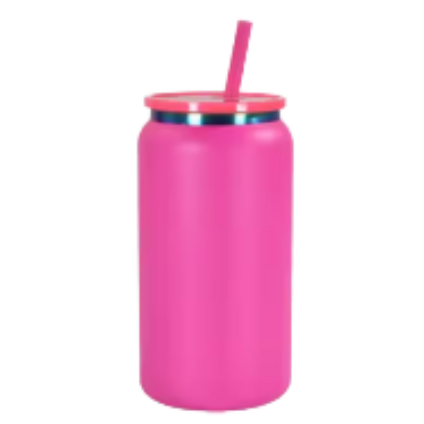 Stainless Steel Tumbler with Holographic Band at the Top