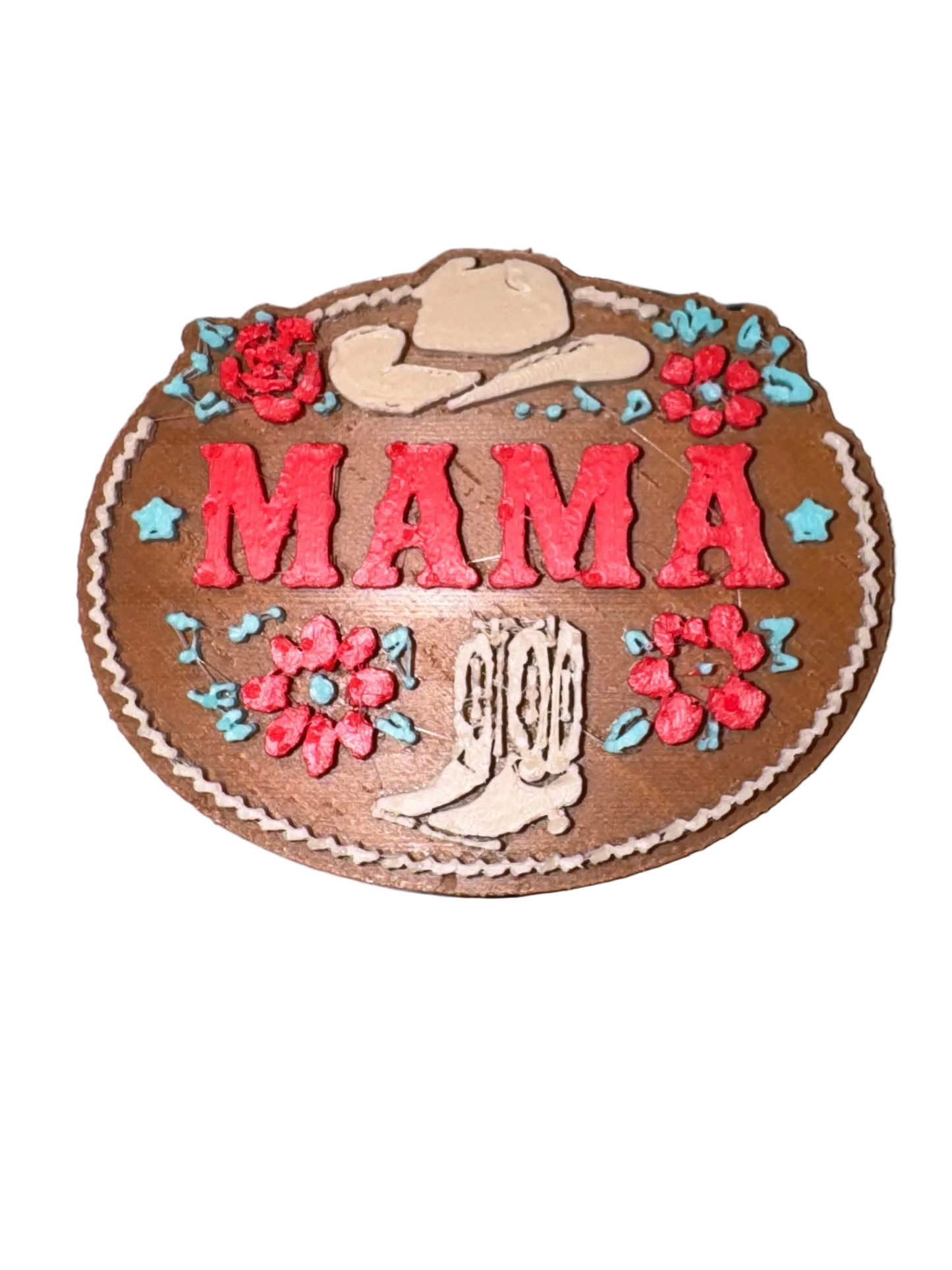 Mama Cowgirl Straw Topper