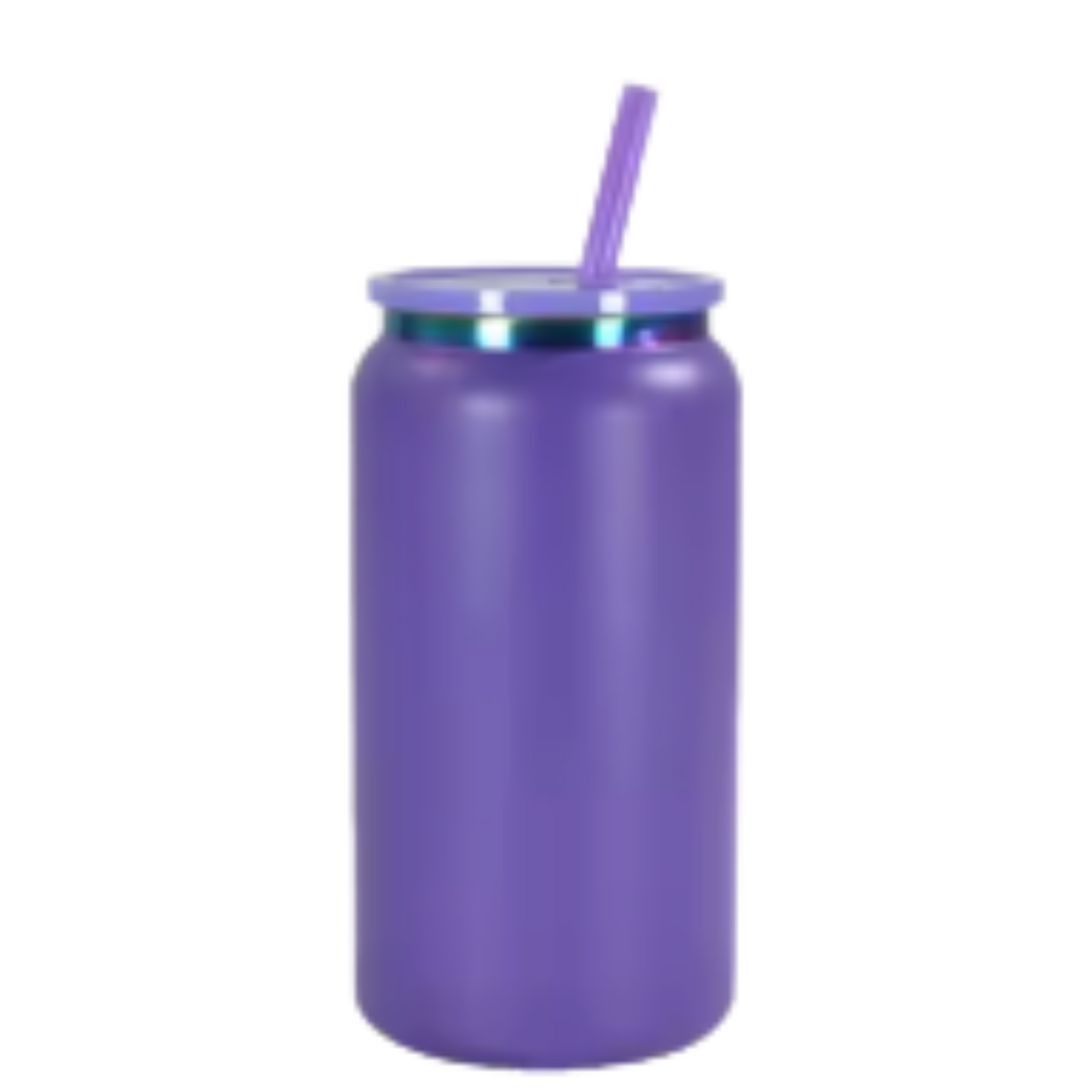 Stainless Steel Tumbler with Holographic Band at the Top