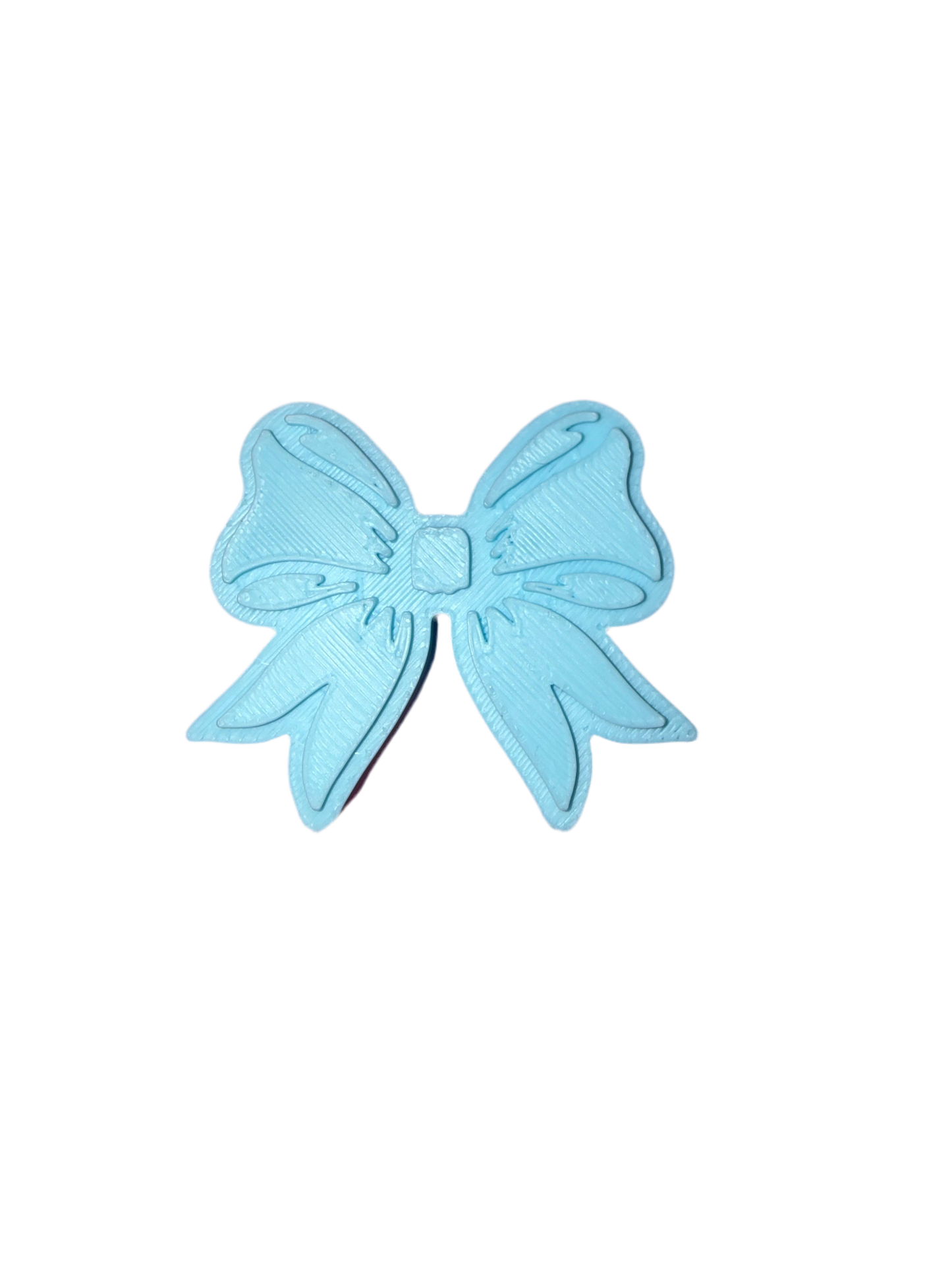 Baby Blue Bow 3D Topper
