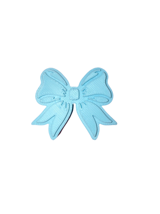 Baby Blue Bow 3D Topper