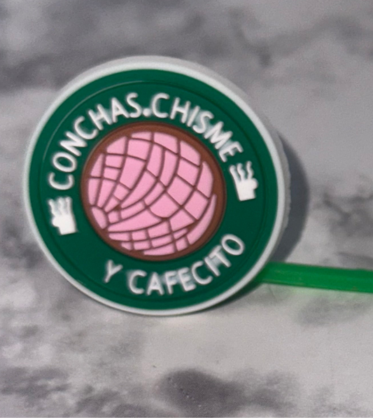 Conchas y Chisme Straw Topper