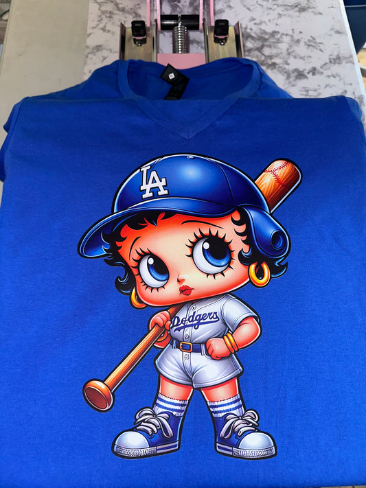 Blue Baseball Betty