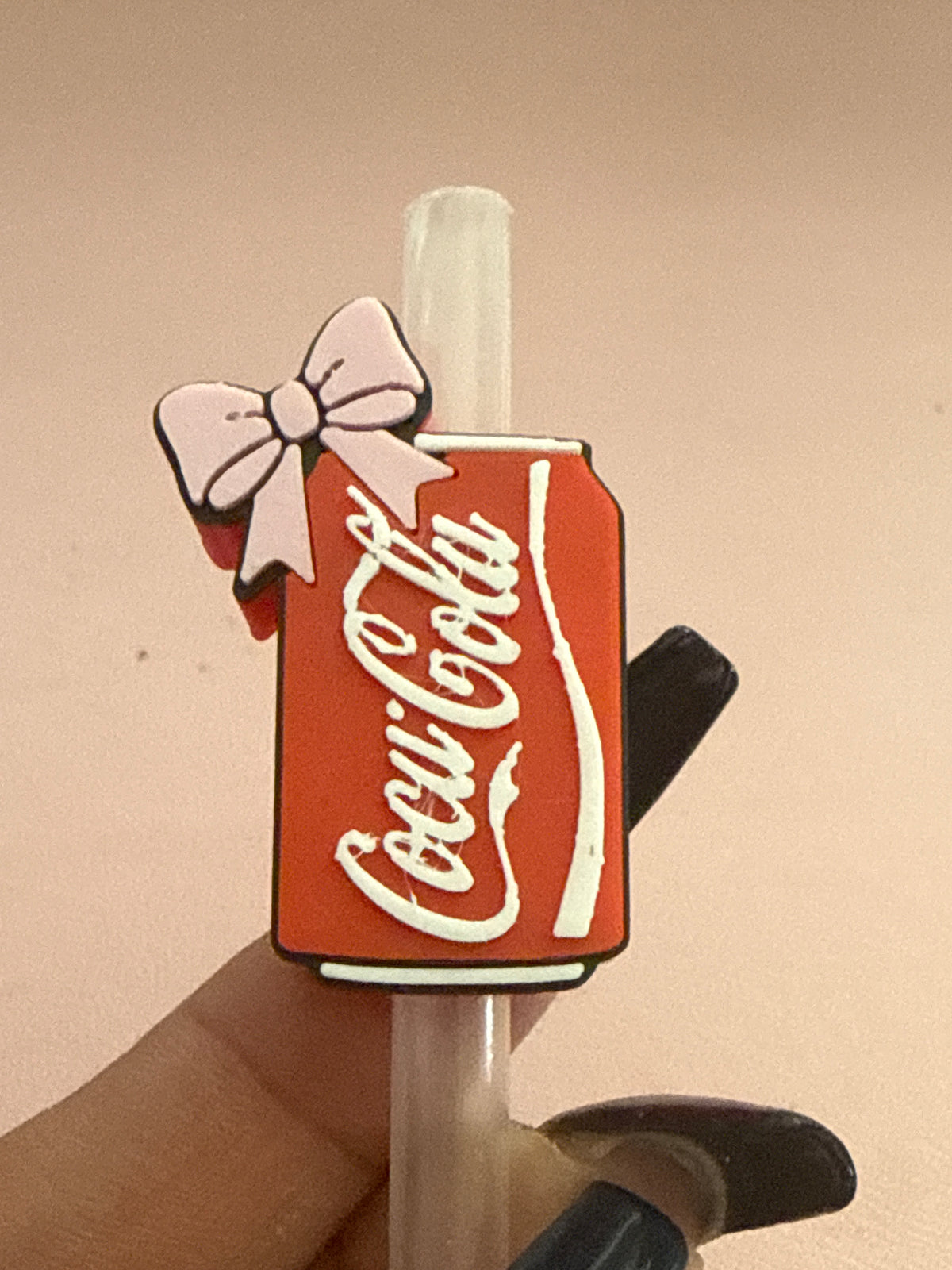 Coke 3D Straw Topper