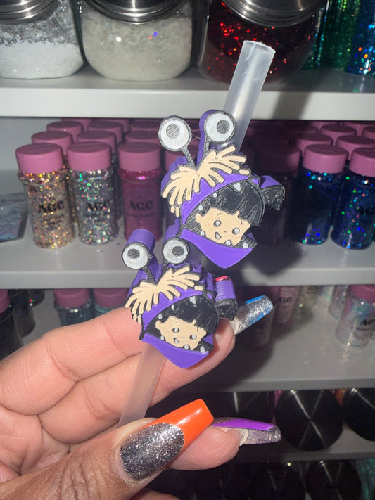 Boo  Monsters Inc 3D Straw Topper