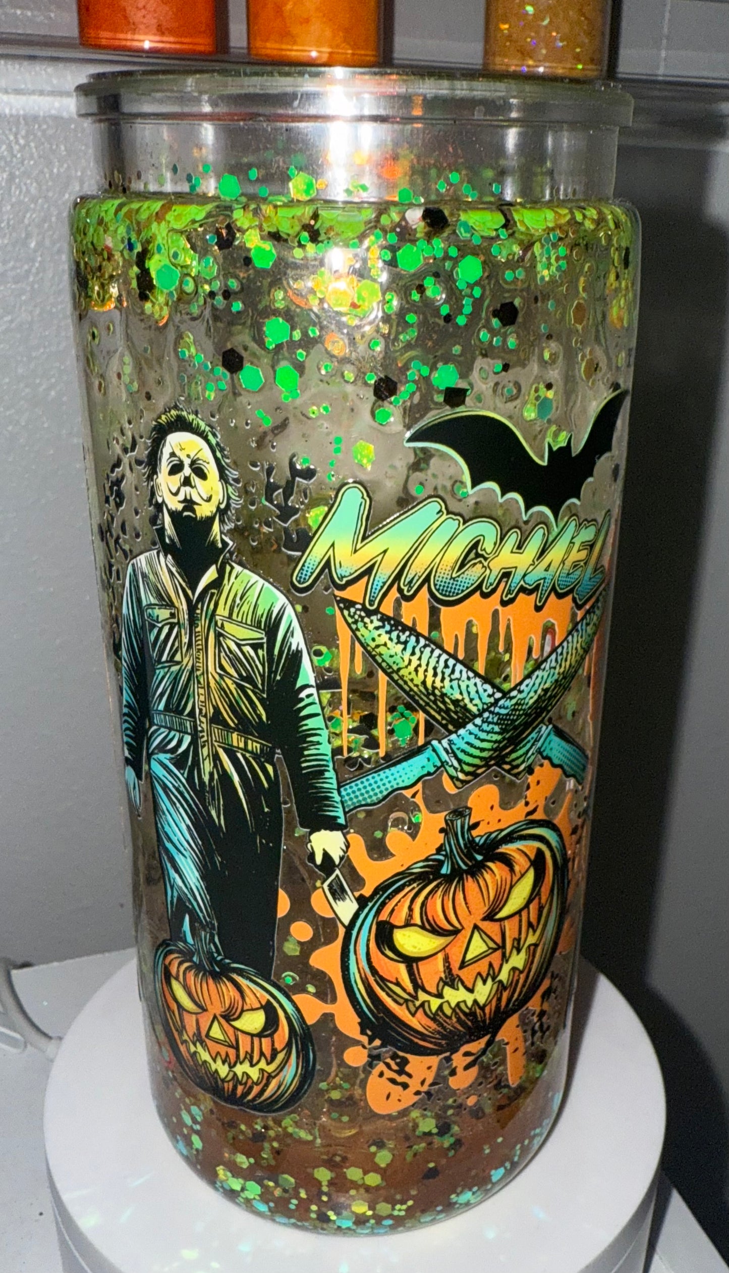 Michael Glow In The Dark Snow Globe