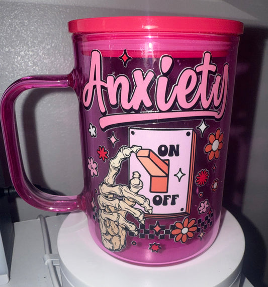 Anxiety Glass Mug