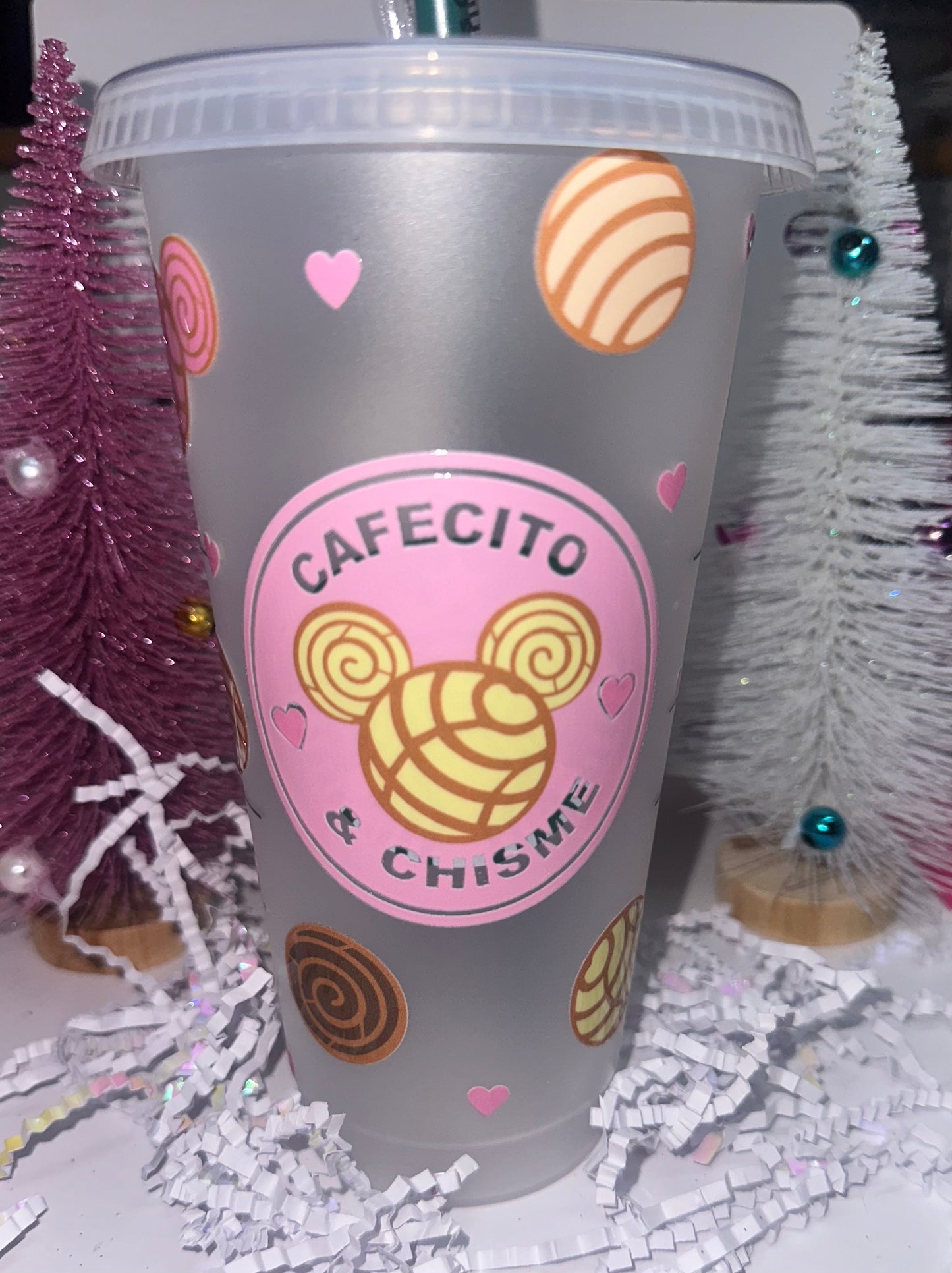 Cafecito y Chisme Cold Cup