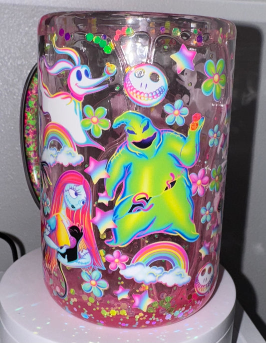 Rainbow Oogie Mug Snow Globe