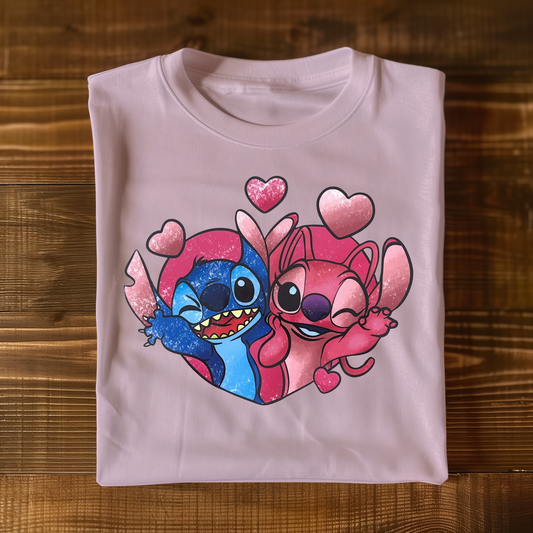 Blue Alien Love T-shirt