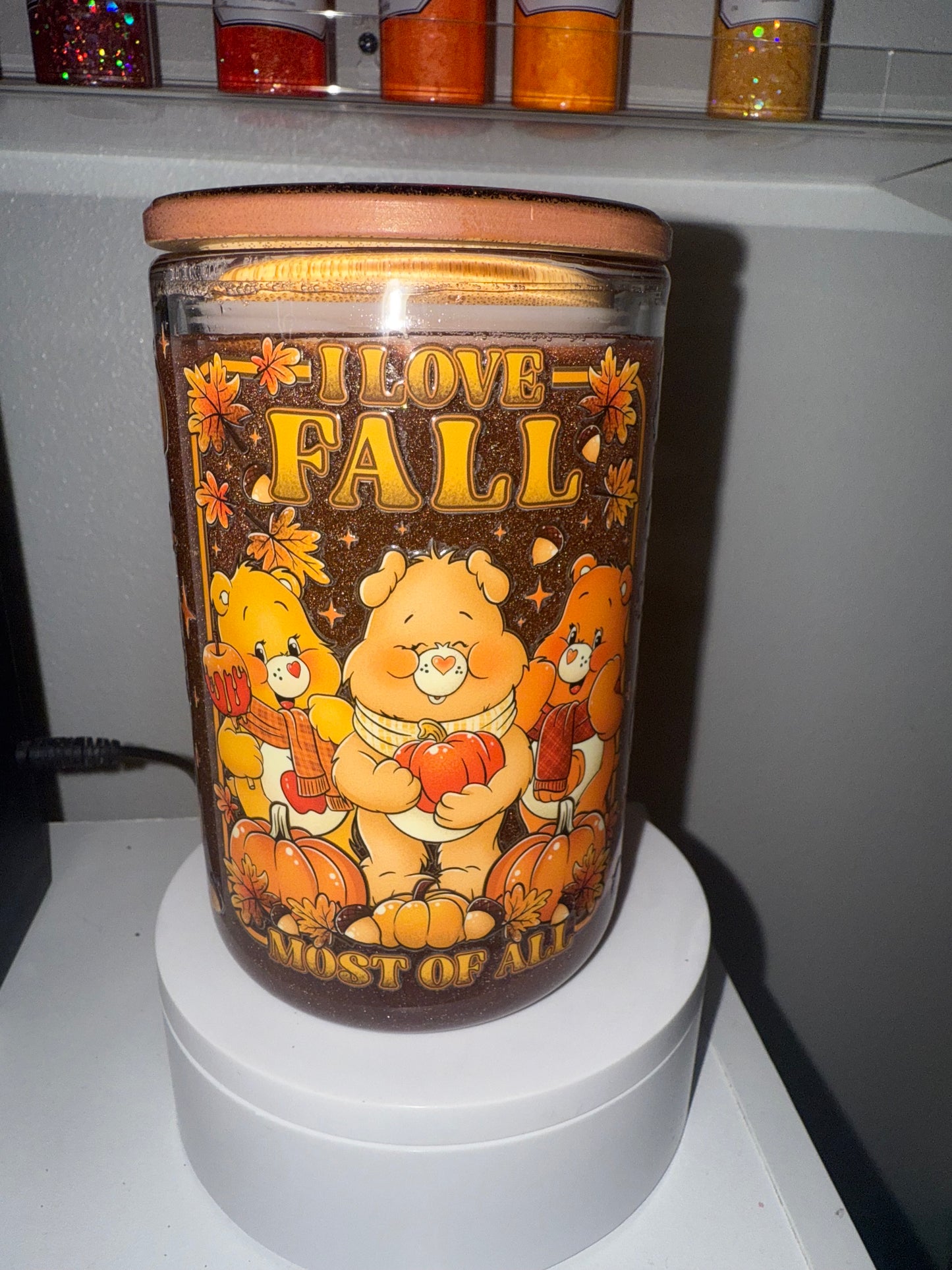 Fall Bears MICA Mug Snow Globe