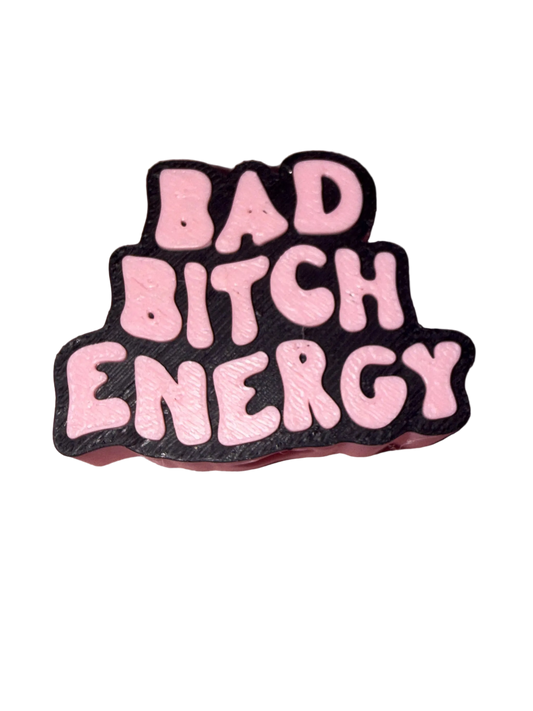 Bad Bitch Energy 3D Straw Topper