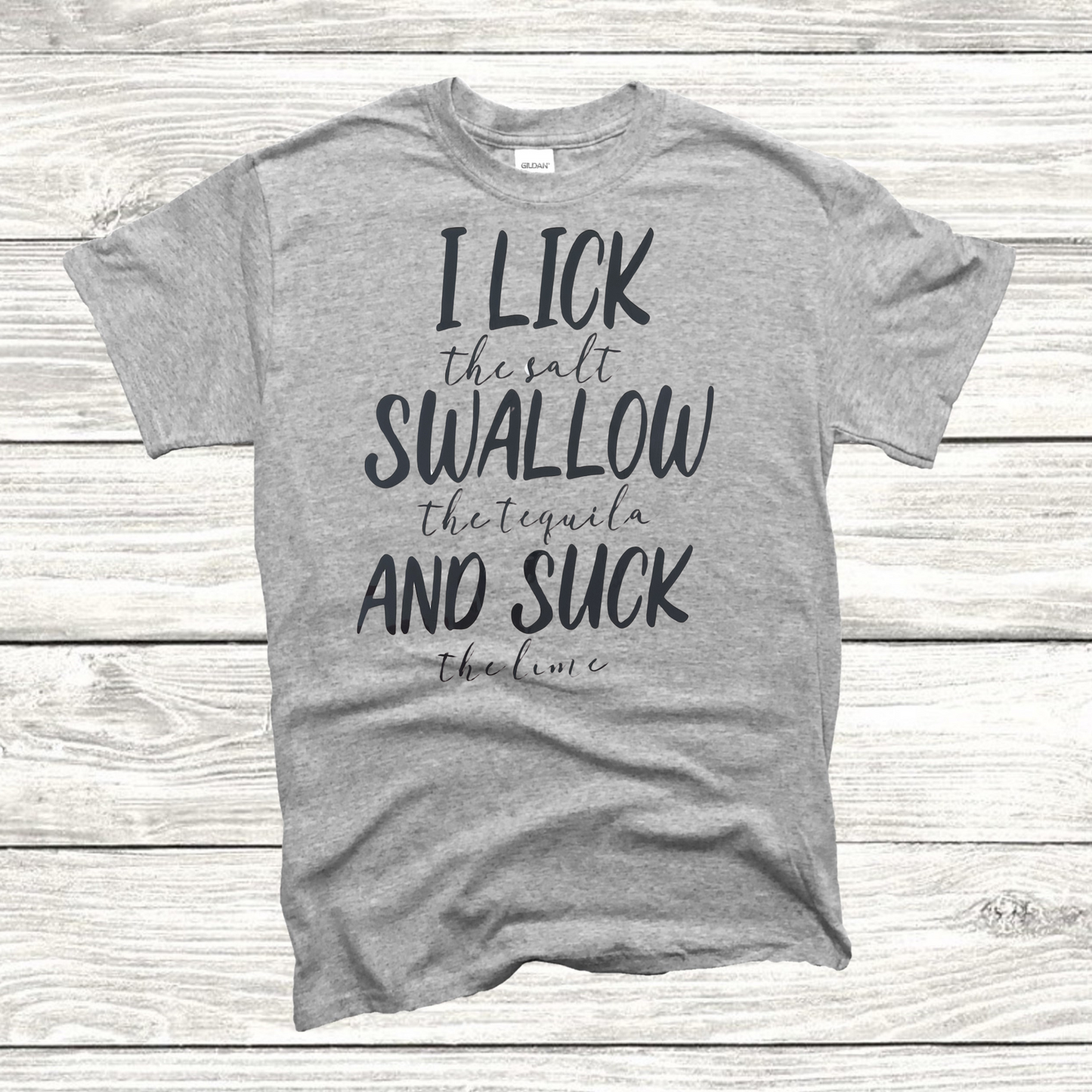 Lick Swallow Suck T-shirt