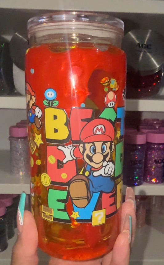 Best Dad Ever (Mario Bros) Snow Globe