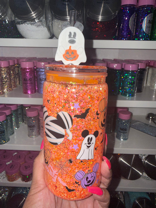 Mickey Glow Glitter Snow Globe