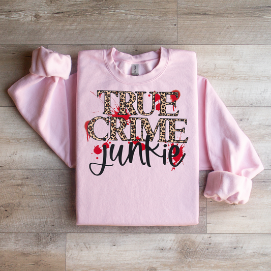 True Crime Junkie Crewneck Sweatshirt